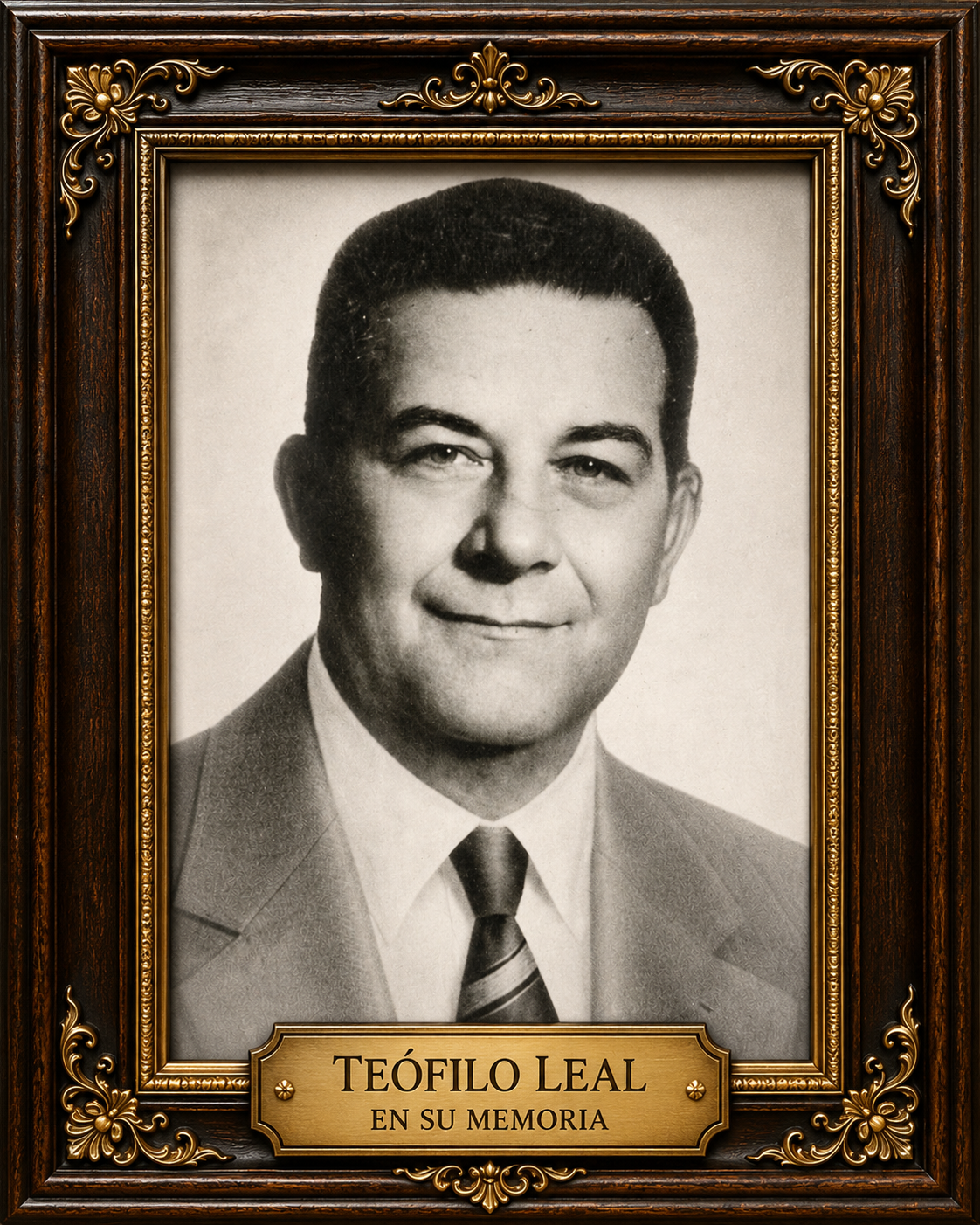 Retrato de Teófilo Leal Berra